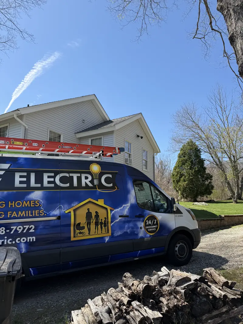 TJF Electric 24/7 emergency electrician — licensed electrician on call in Tolland County CT