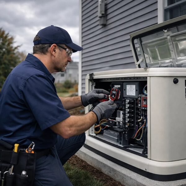 Generator installation Vernon CT — TJF Electric