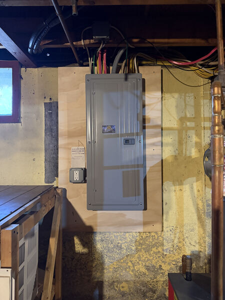 Panel upgrade Vernon CT — TJF Electric
