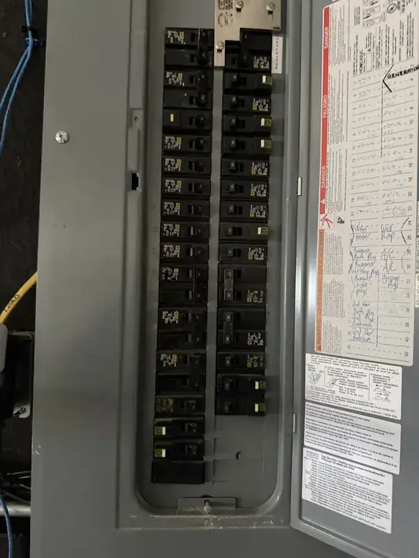 TJF Electric panel work — Union, CT
