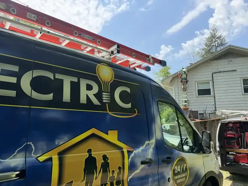 TJF Electric outdoor work — Stafford, CT