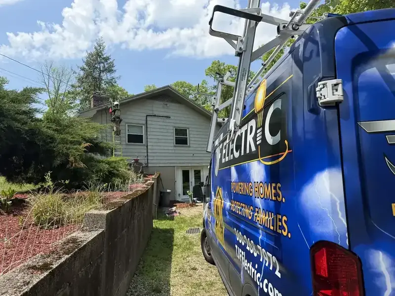 TJF Electric outdoor work — Union, CT